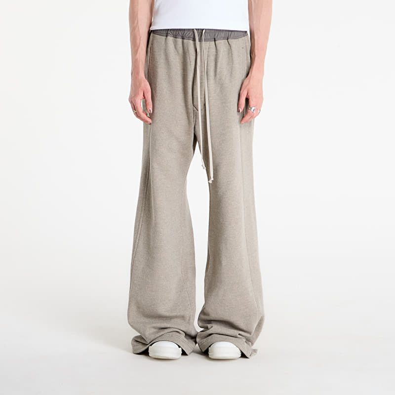 Rick Owens DRKSHDW Wide Pusher Sweatpants Grey Melange