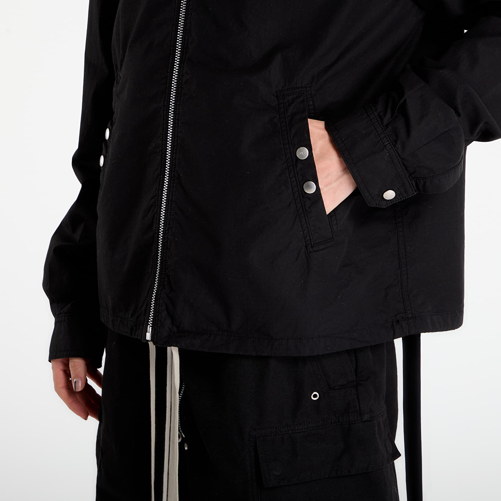 Jacken Rick Owens DRKSHDW Zipfront Jacket Black