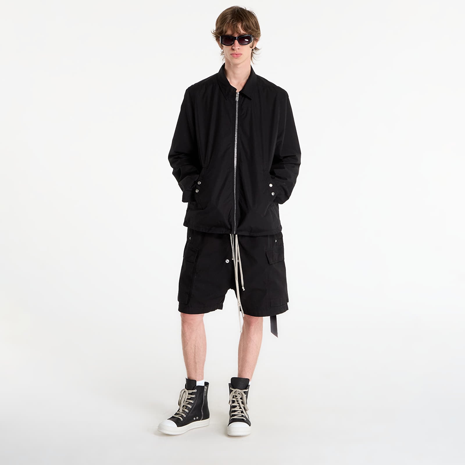 Jacken Rick Owens DRKSHDW Zipfront Jacket Black