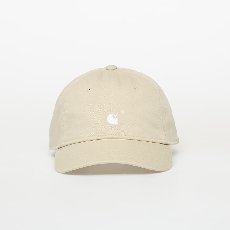 Casquette Carhartt WIP Madison Logo Cap Stone/ White