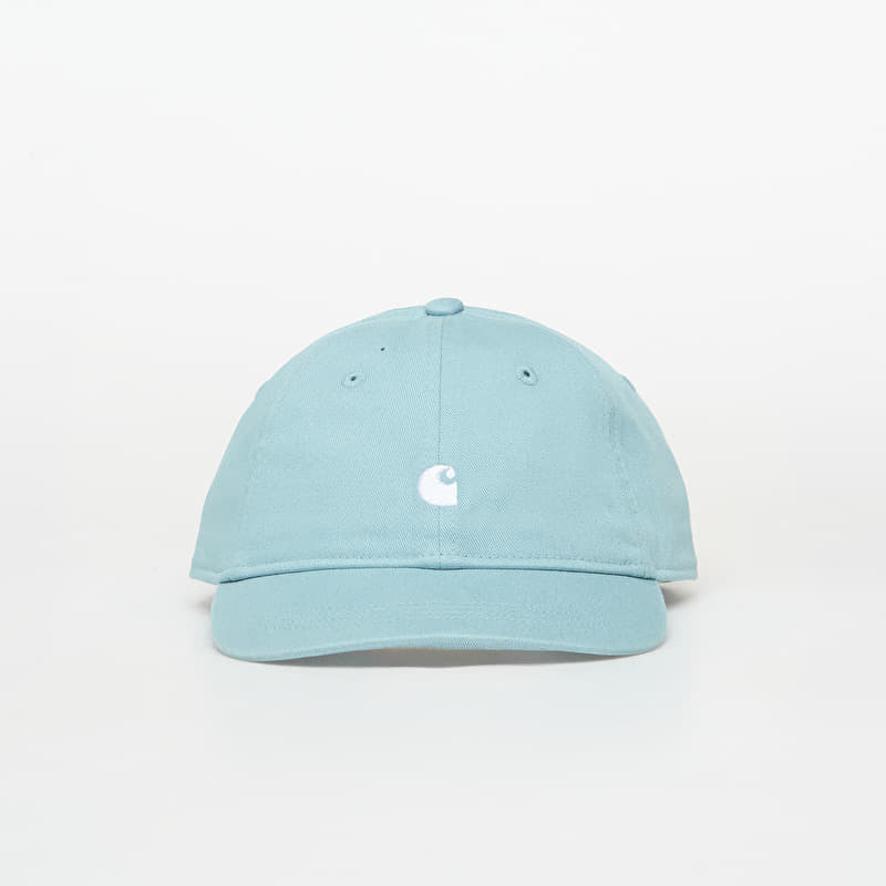 Pet Carhartt WIP Madison Logo Cap Tourmaline/ White