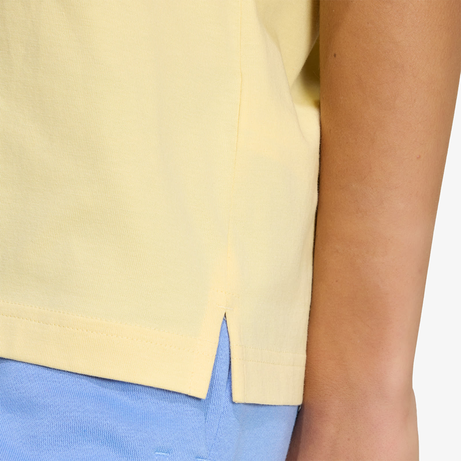 Tričká adidas W 3Ss Gfx Tee2 Almost Yellow