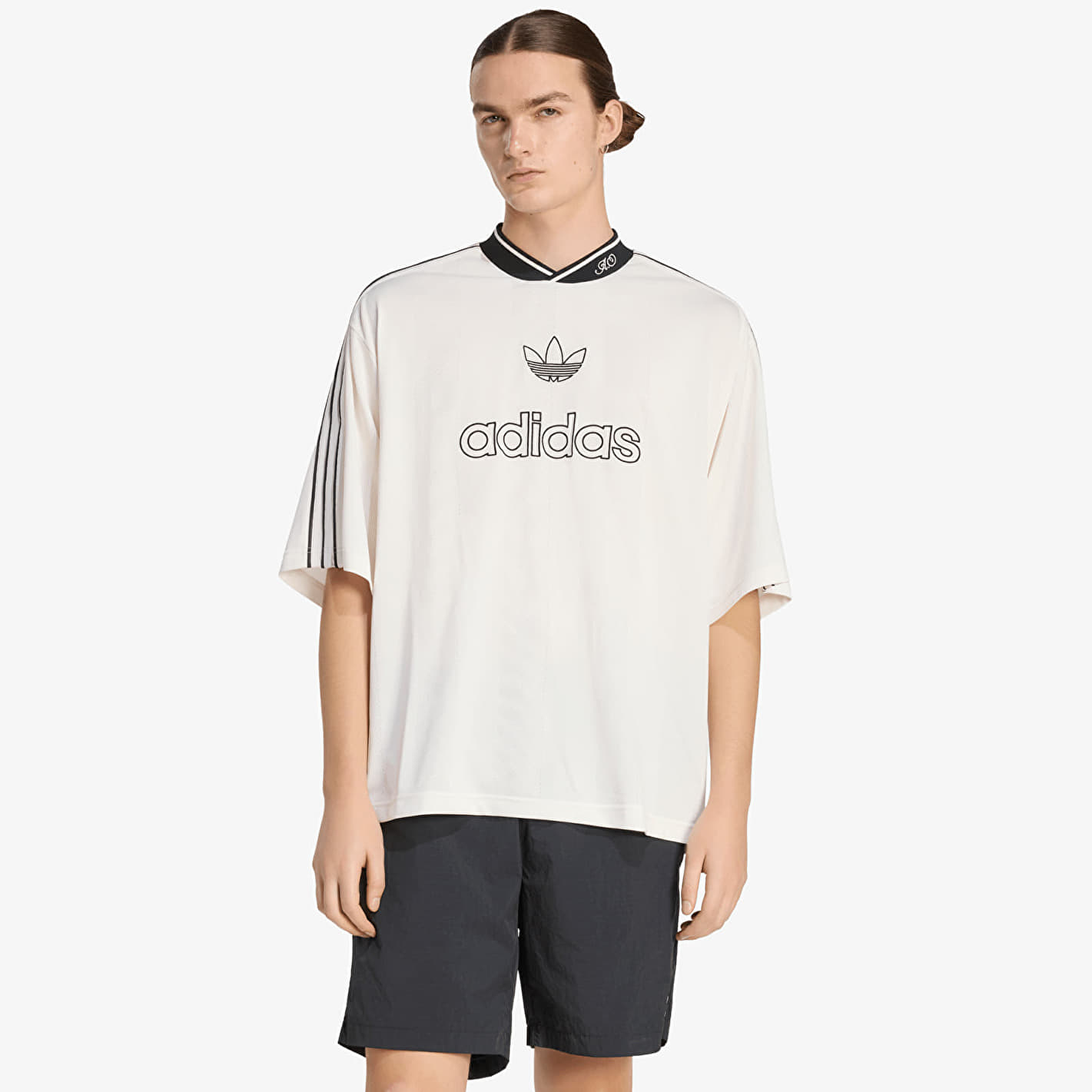Джърси adidas Knit Jersey Cloud White XXL