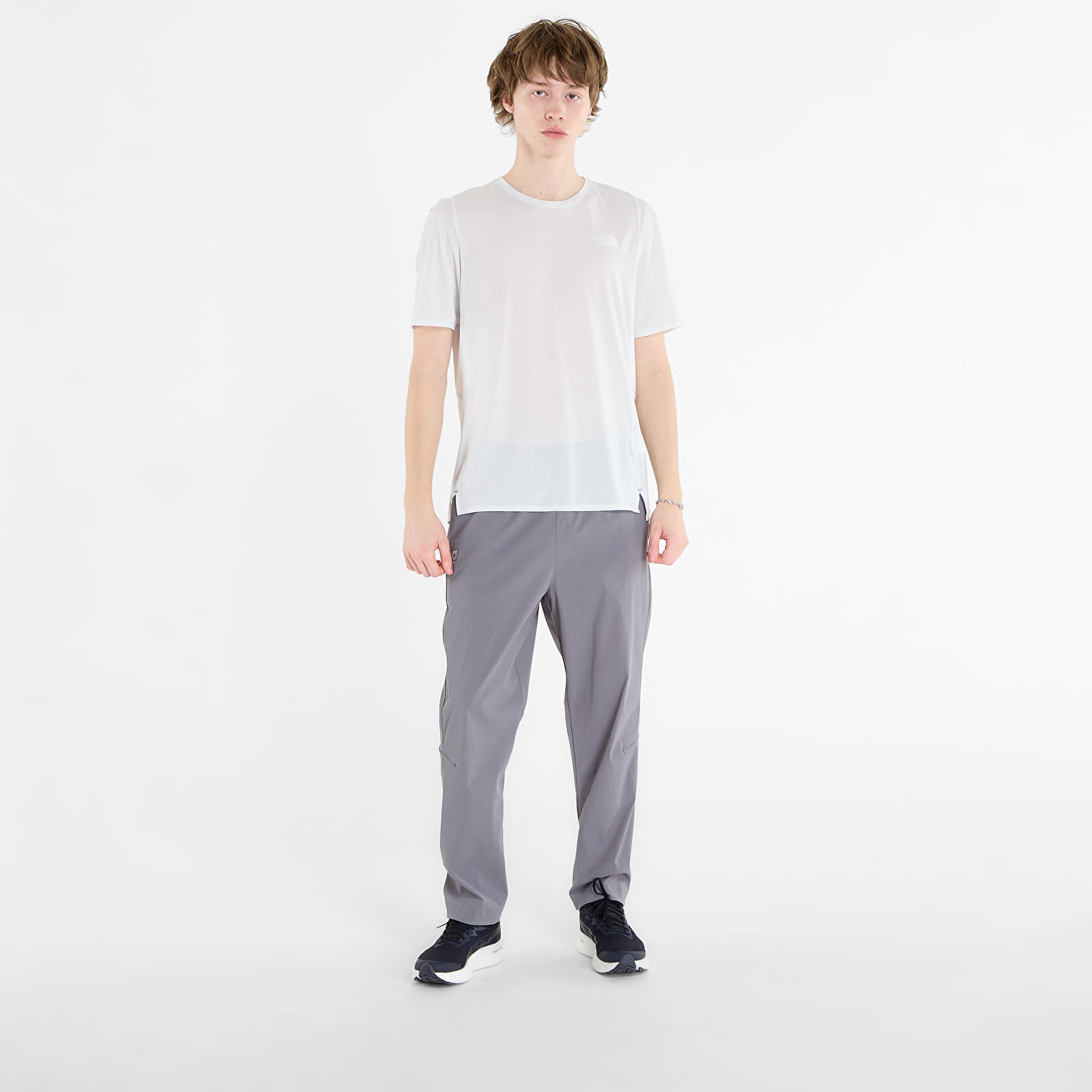 T-shirts til mænd The North Face Summit High Trail Ss Tee Pearl Stone