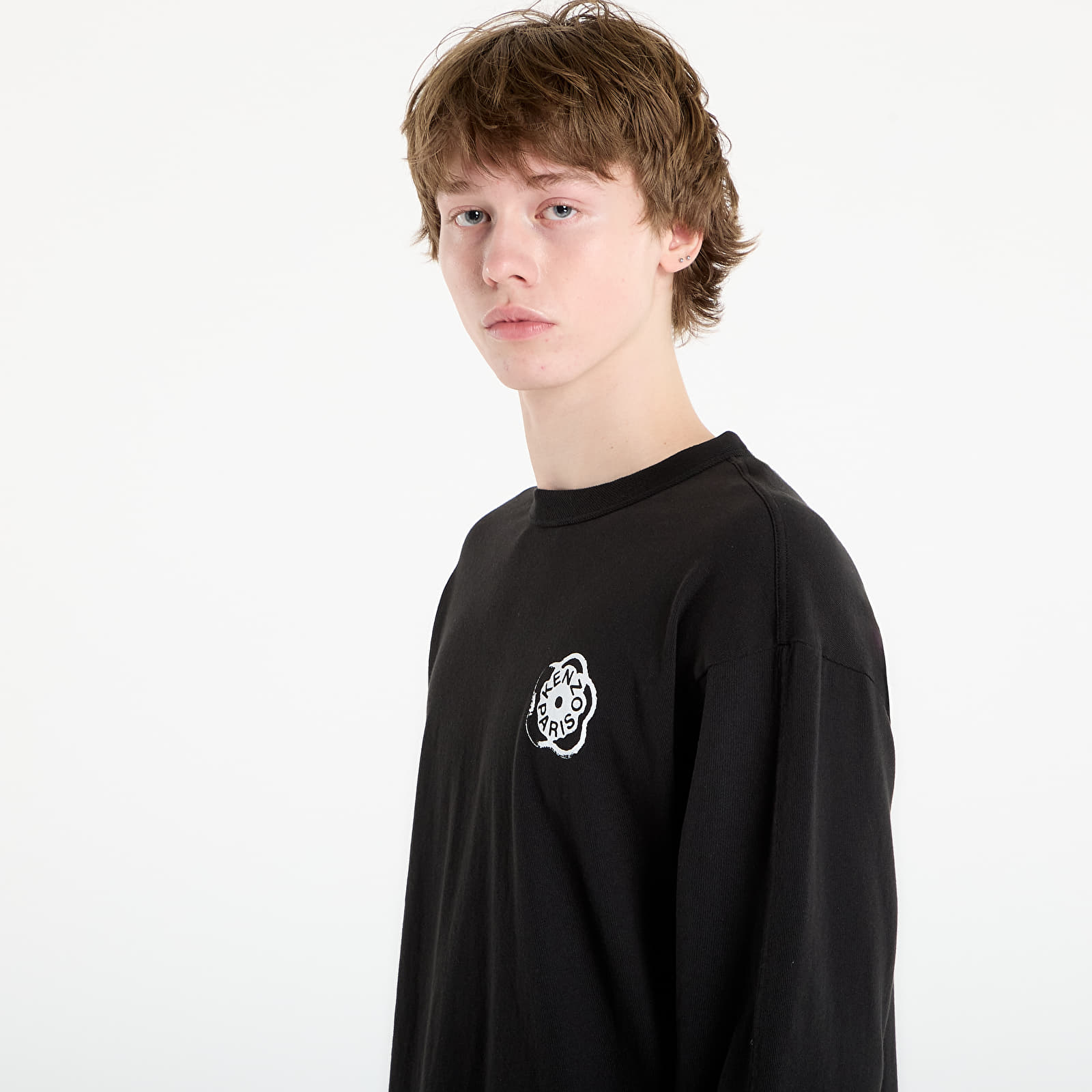 T-shirts til mænd KENZO Gots Boke Flower 2.0 Relax Lon Black