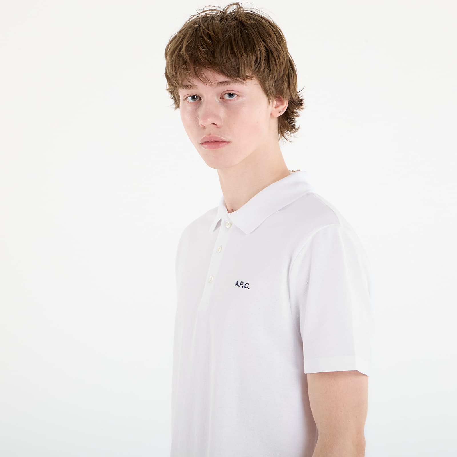 Men's T-shirts A.P.C. Standard Polo Shirt White