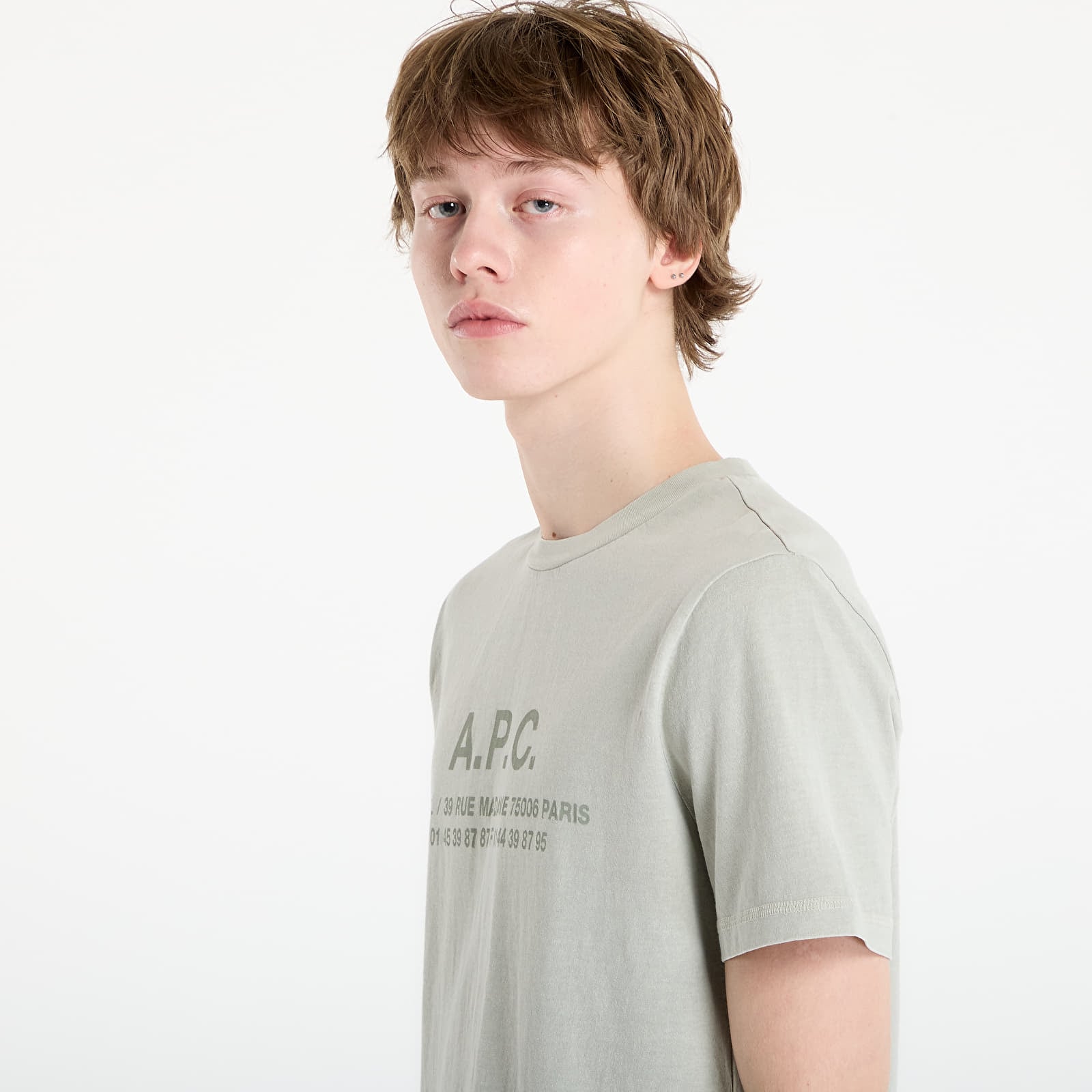 T-shirts A.P.C. Short-Sleeved T-Shirt Kab Pale Green