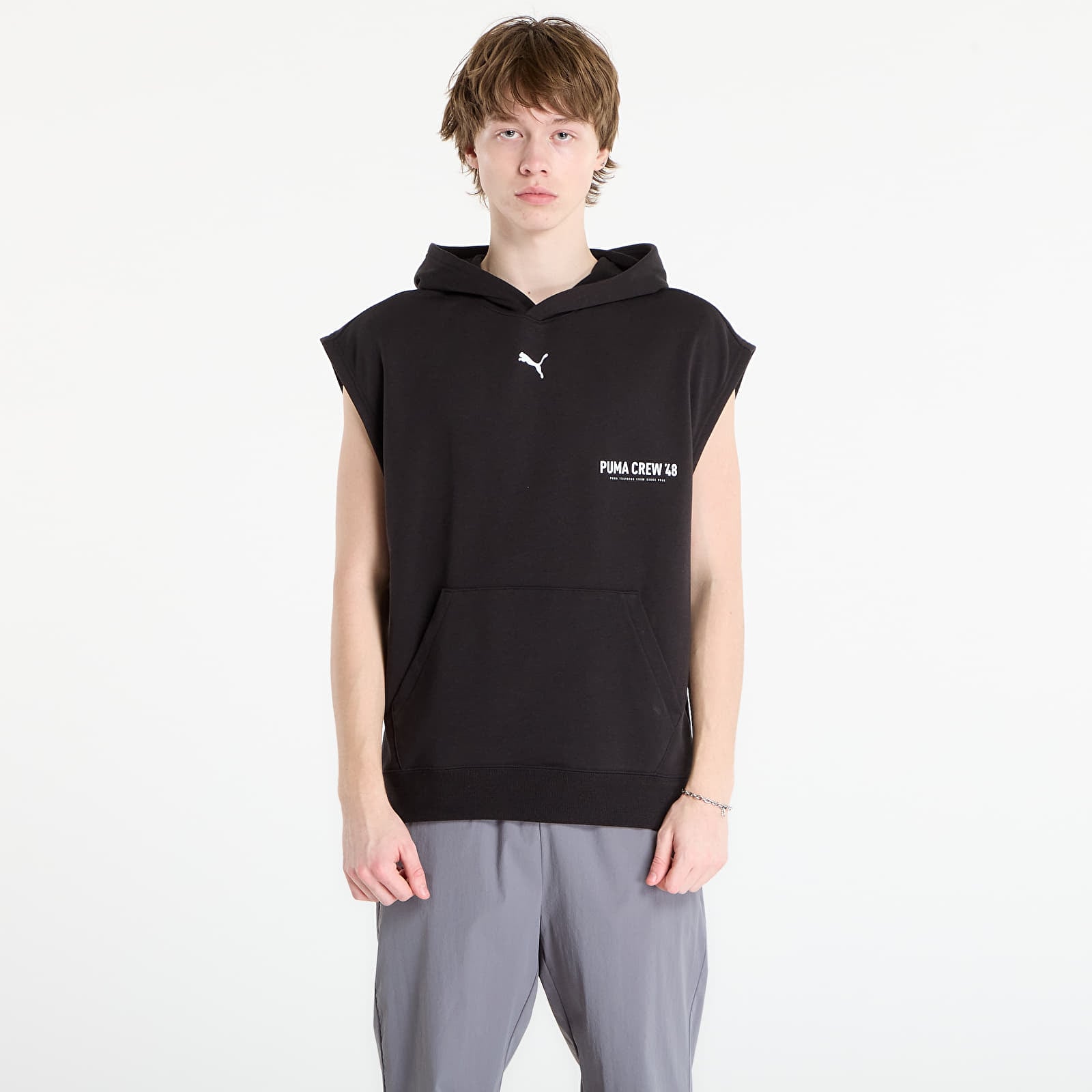 Hoodies and sweatshirts  Puma M Graphics Sleeveless Hoodie Puma Black