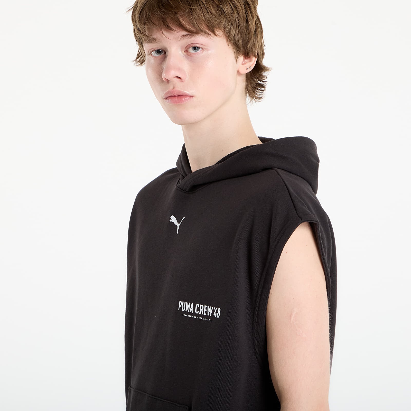 Hoodies and sweatshirts  Puma M Graphics Sleeveless Hoodie Puma Black