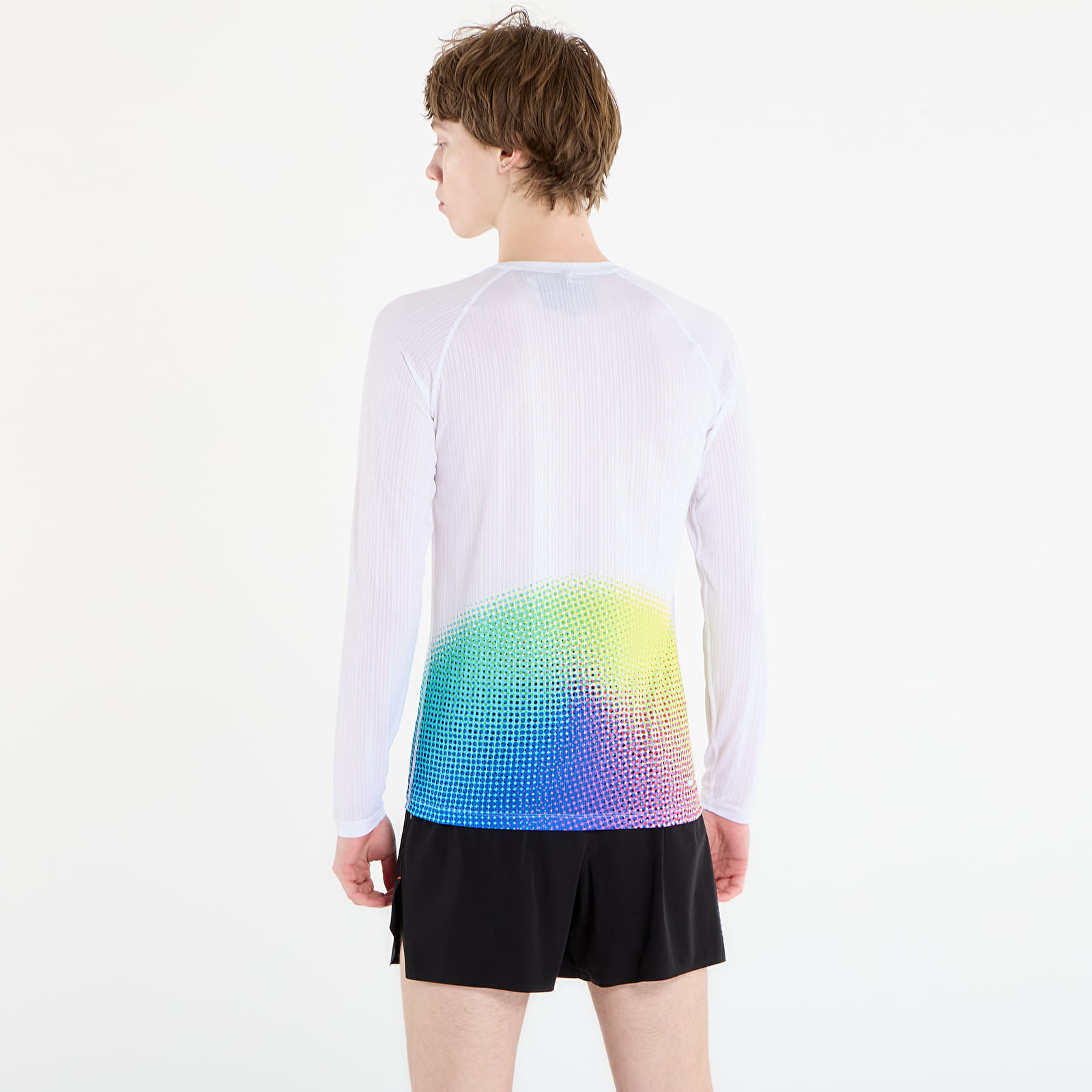 Men's tank tops SOAR Race Base White/ Tropical Dot