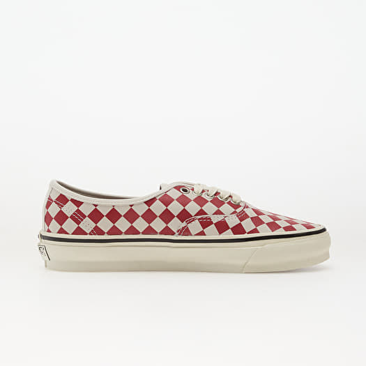 Vans LX Authentic 44 Diamond Check Red/ Marshmallow | Footshop