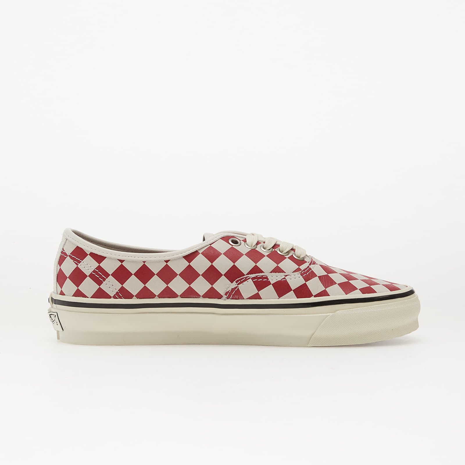 Herren Sneaker und Schuhe Vans LX Authentic 44 Diamond Check Red/ Marshmallow