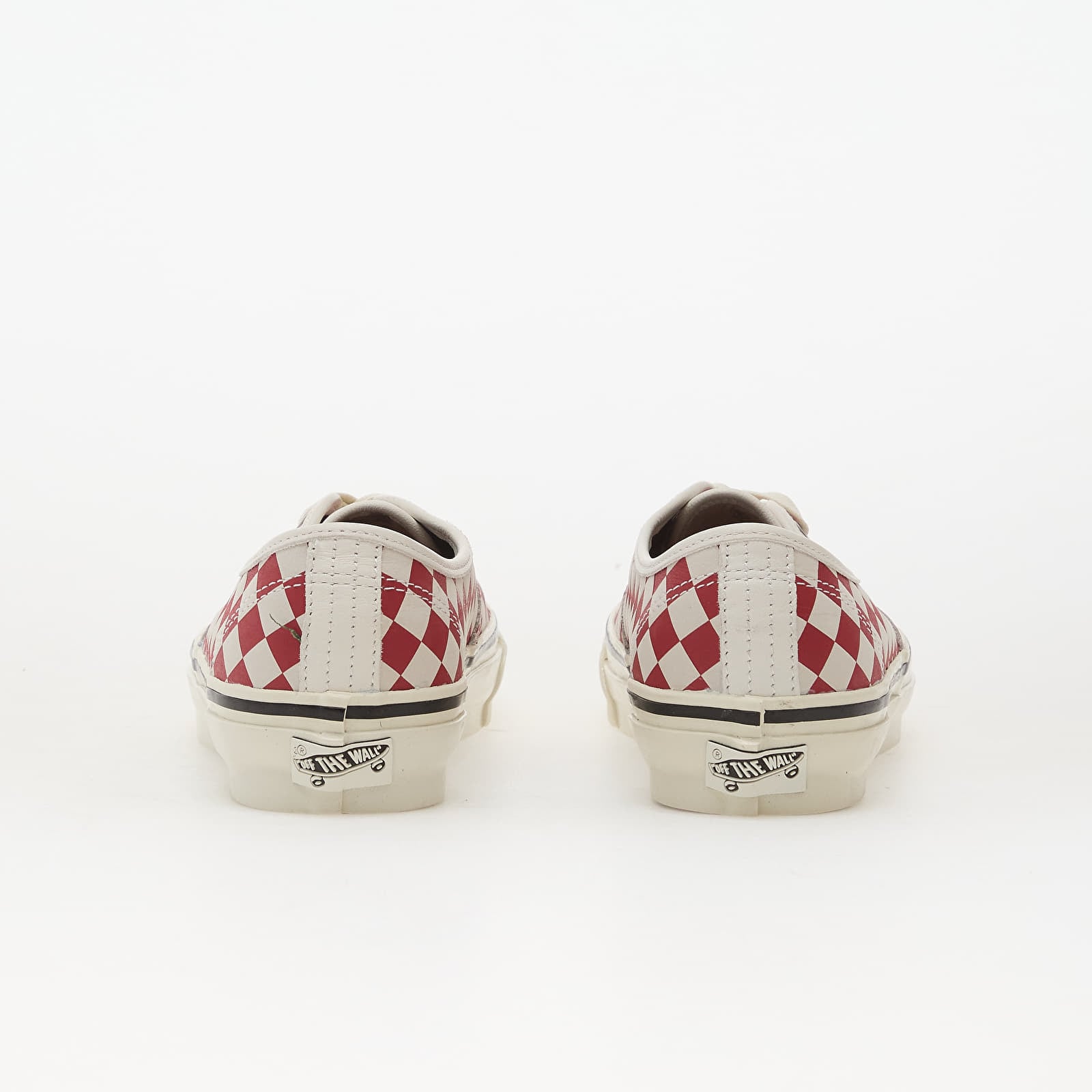 Herren Sneaker und Schuhe Vans LX Authentic 44 Diamond Check Red/ Marshmallow