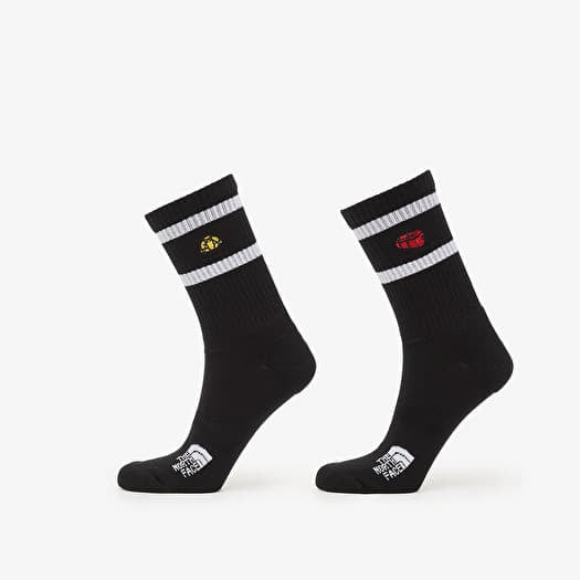 Sokken The North Face Everyday Crew TNF Icons Sock 2-Pack TNF Black