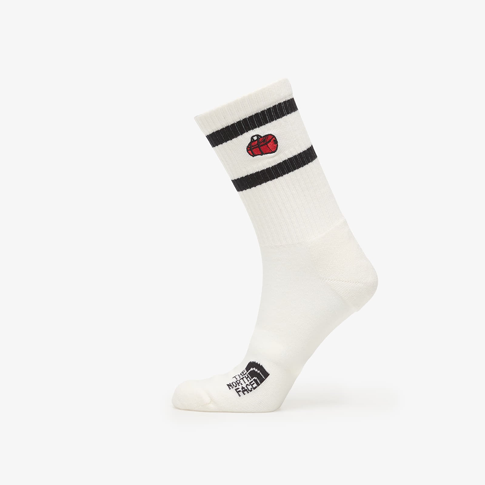 Socks The North Face Everyday Crew TNF Icons Sock 2-Pack White Dune