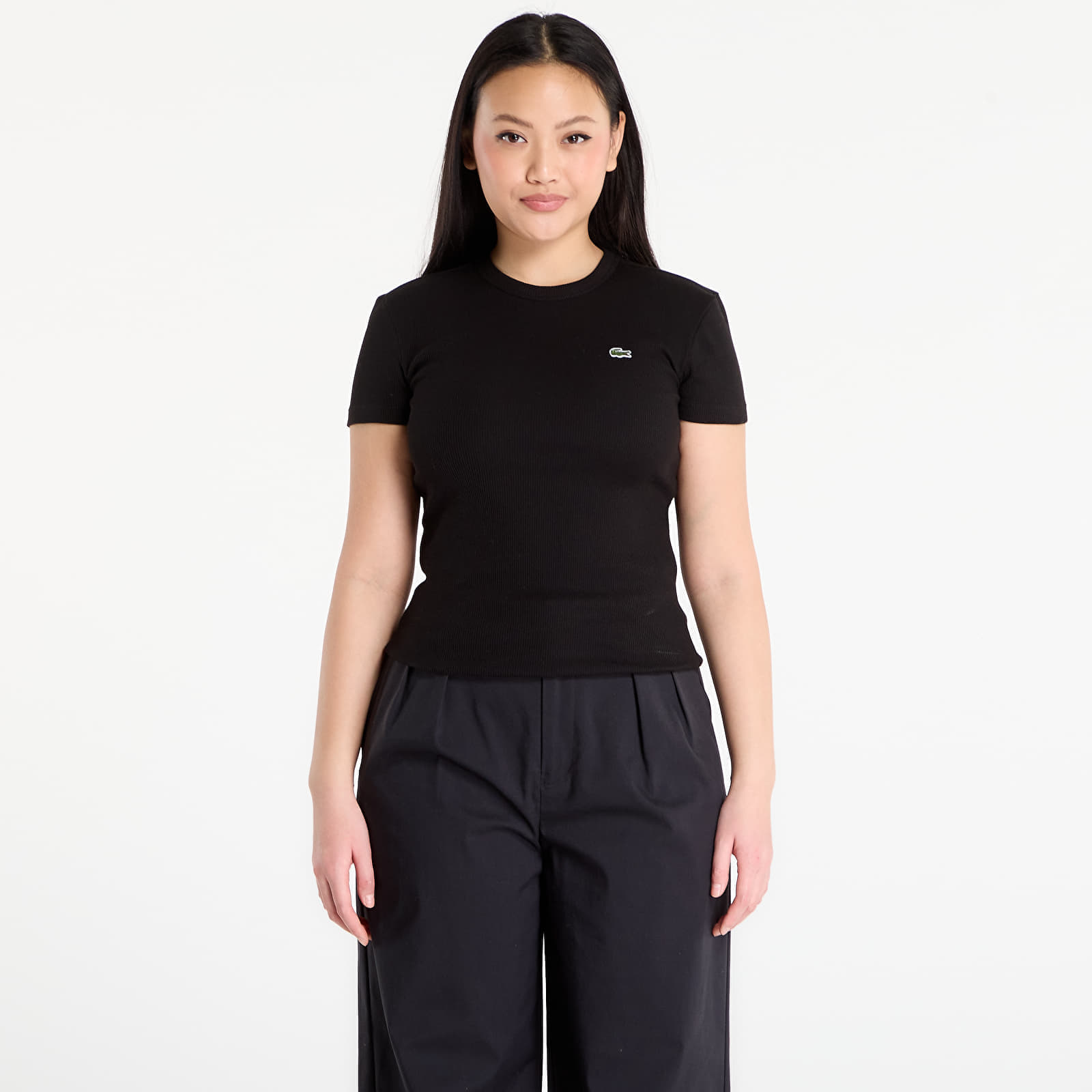 Тениска LACOSTE Tee-Shirt Black 40