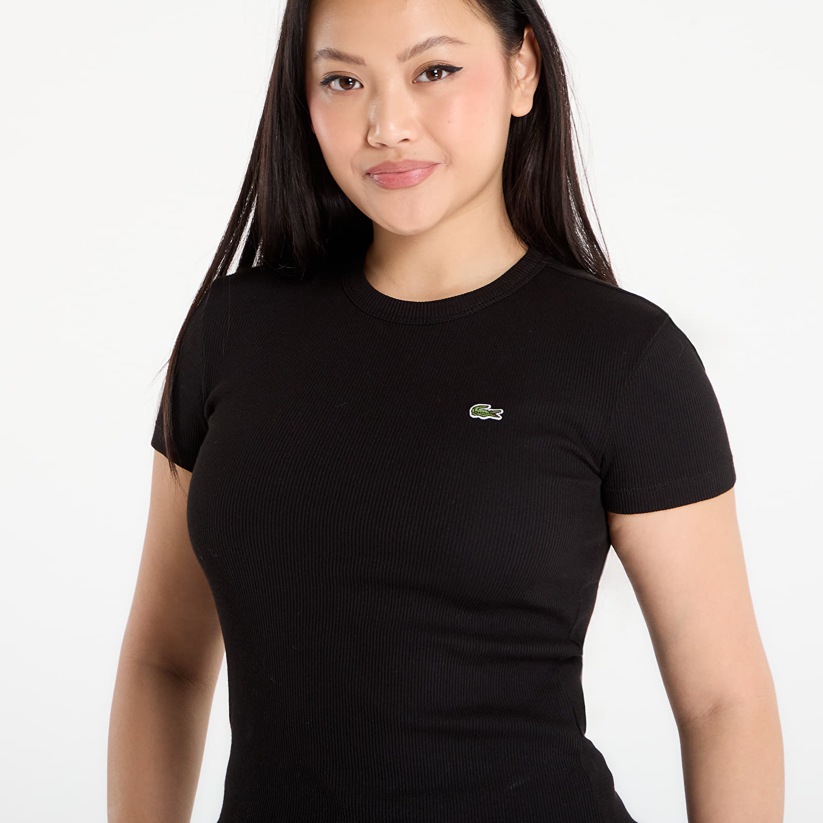 Damen T-Shirts  LACOSTE Tee-Shirt Black