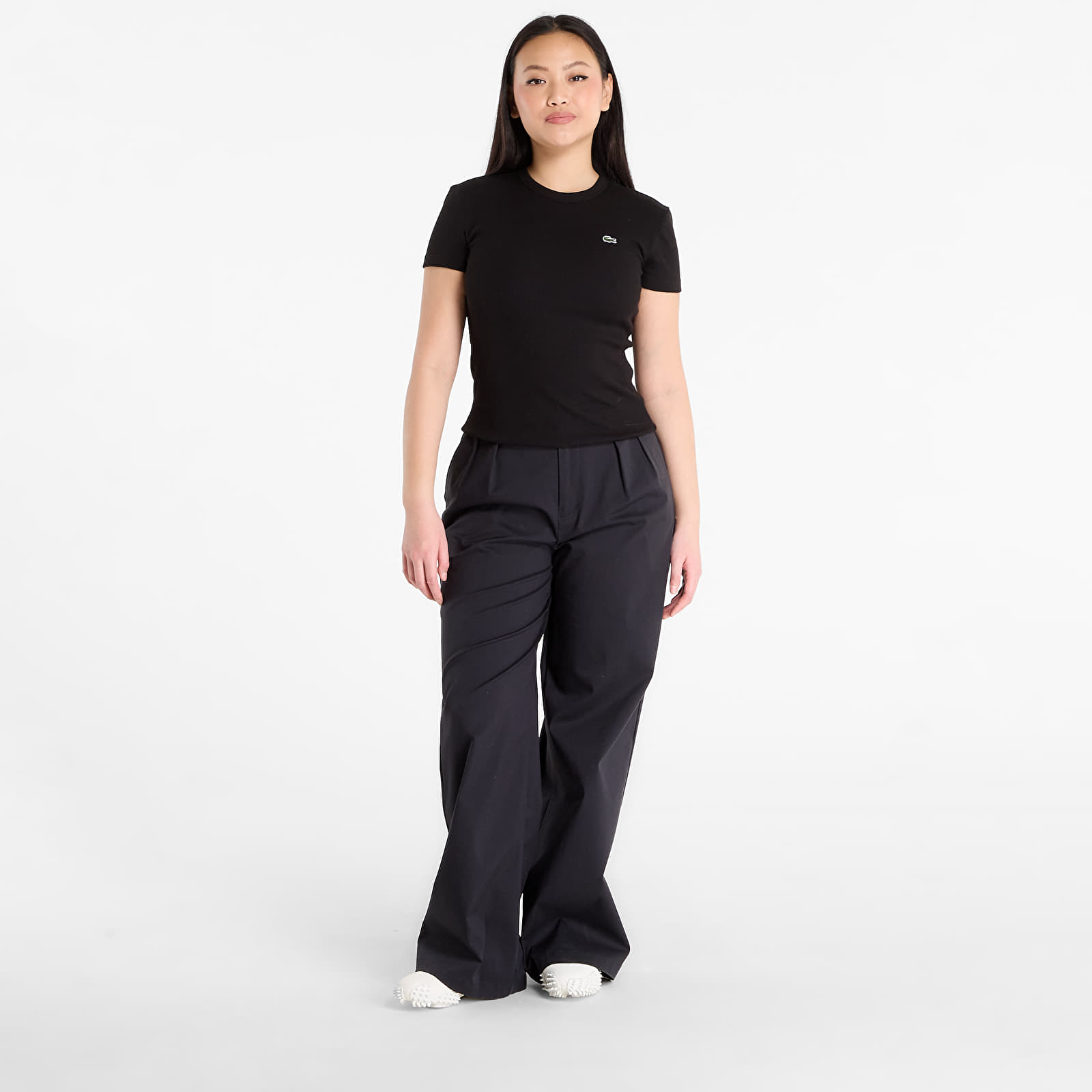 Damen T-Shirts  LACOSTE Tee-Shirt Black