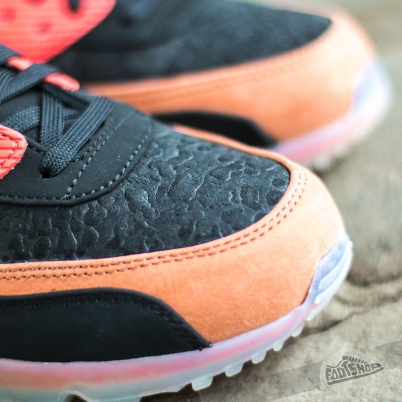 Buty męskie Nike Air Max 90 ICE HW QS Black/Tean Red-Cognac-Ttl Orange