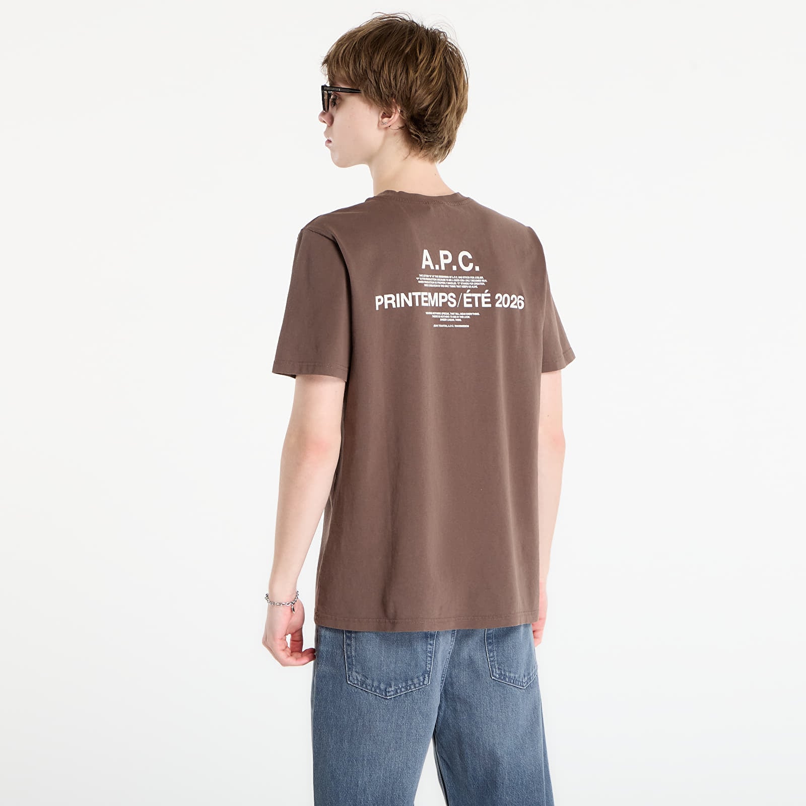 T-paidat A.P.C. Printemps 26 T-Shirt UNISEX Chestnut Brown