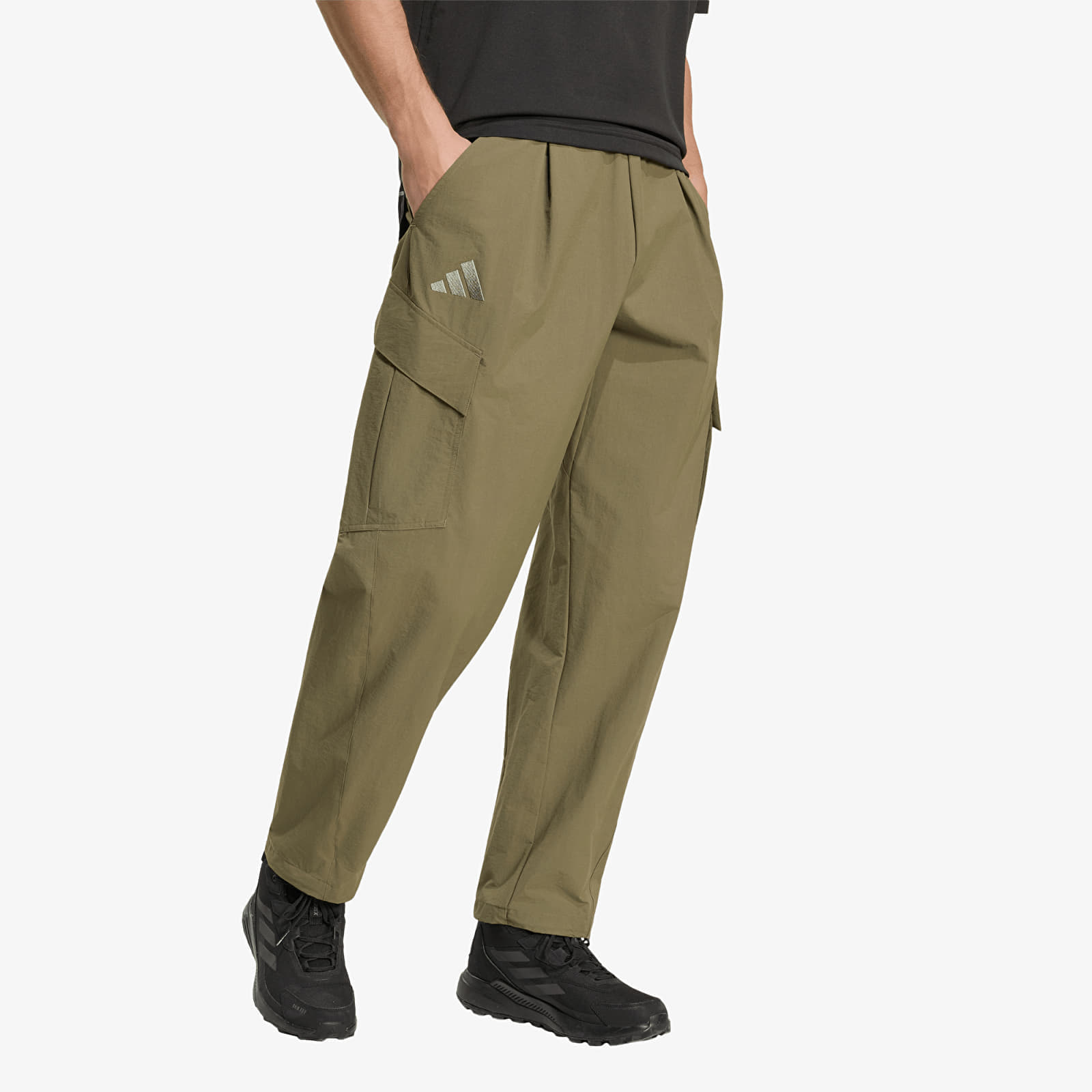 Levně Kalhoty adidas Terrex Xploric Clima365 Cargo Tracksuit Bottoms Olive Strata L