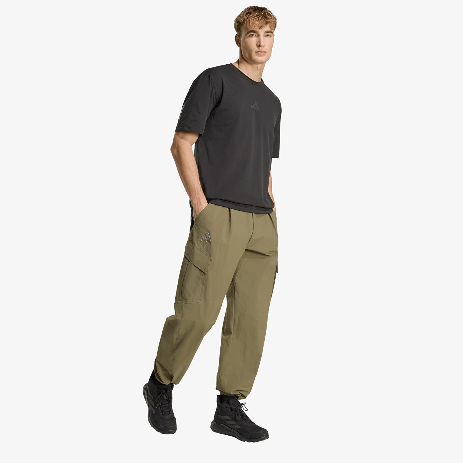 Nohavice adidas Cargo Pants Olive Strata