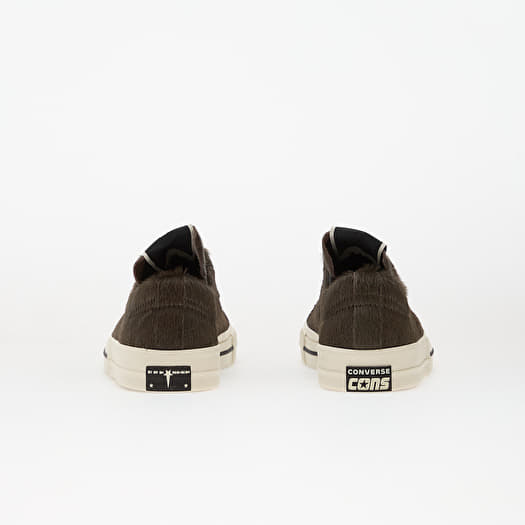 Rick Owens DRKSHDW x Converse Fur Shoes - Onestr Dark Dust/ Black