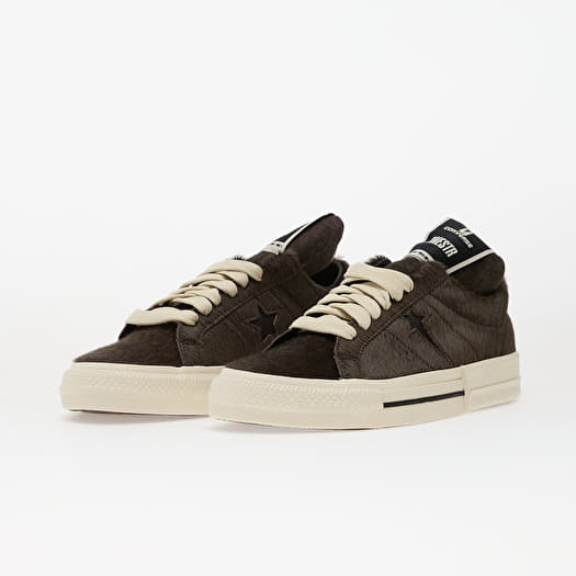 Rick Owens DRKSHDW x Converse Fur Shoes - Onestr Dark Dust/ Black
