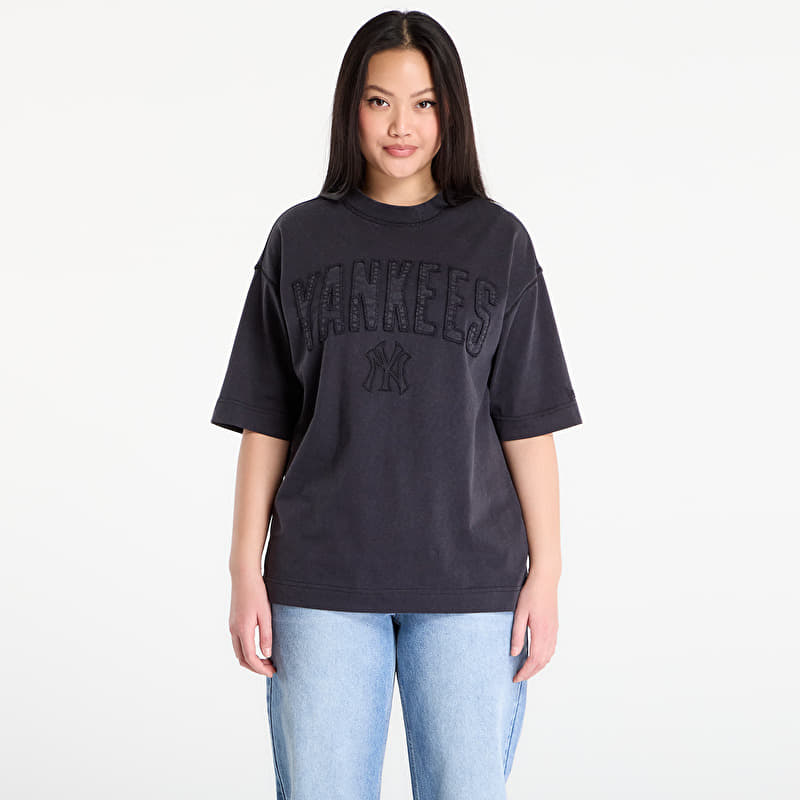 New Era MLB Washed Boxy Tee New York Yankees UNISEX Black