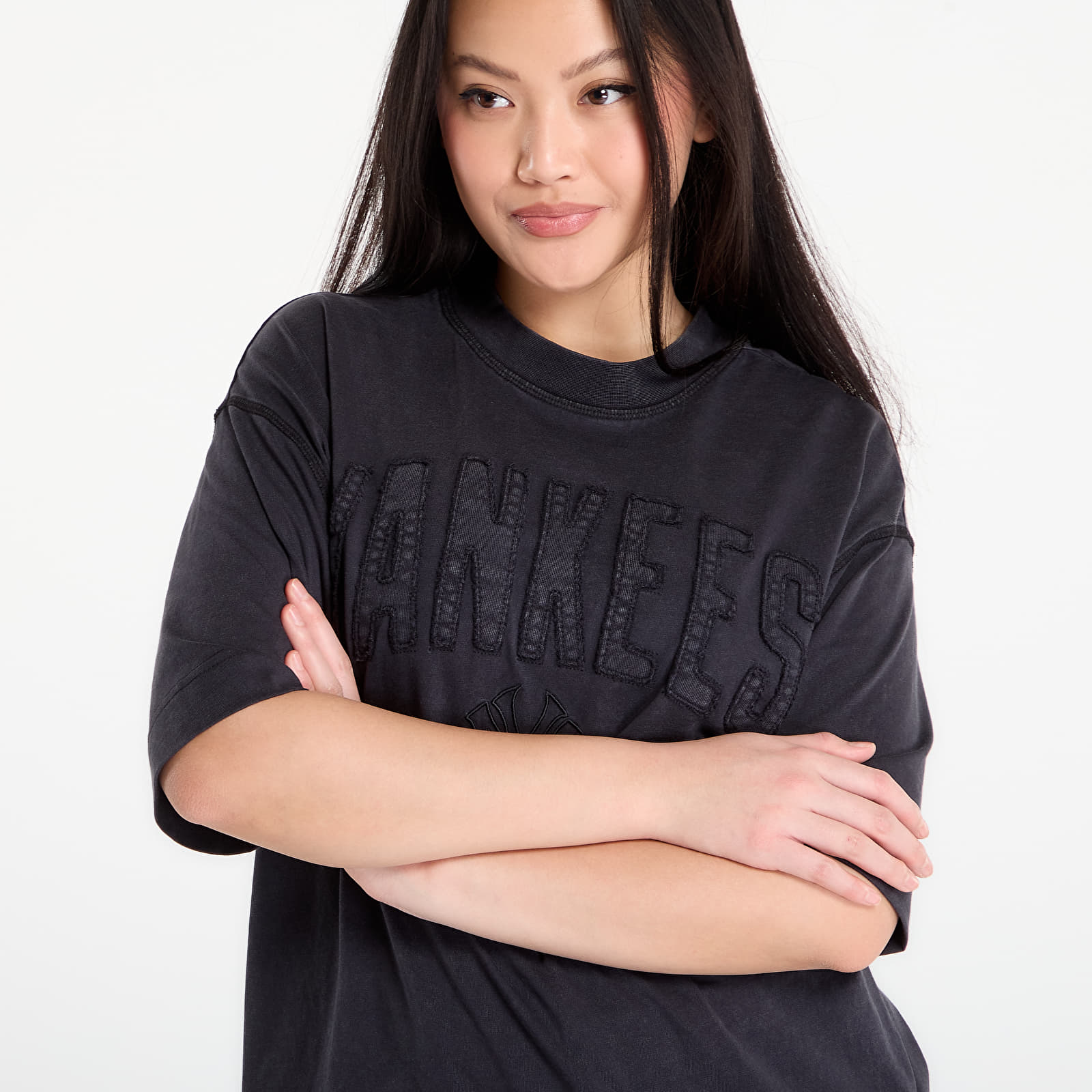 T-shirts New Era MLB Washed Boxy Tee New York Yankees UNISEX Black