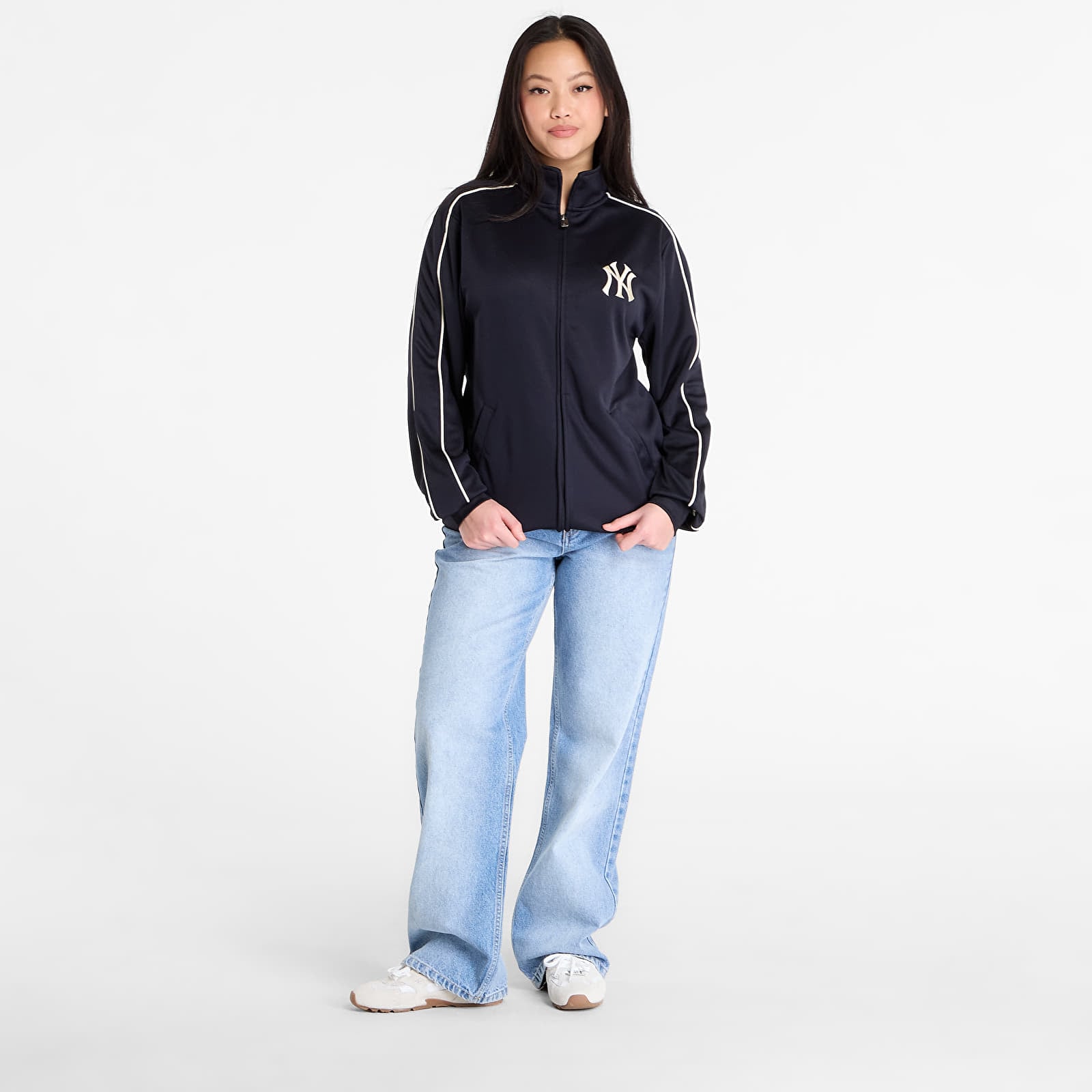 Mikiny New Era MLB Piping Track Top New York Yankees UNISEX Navy