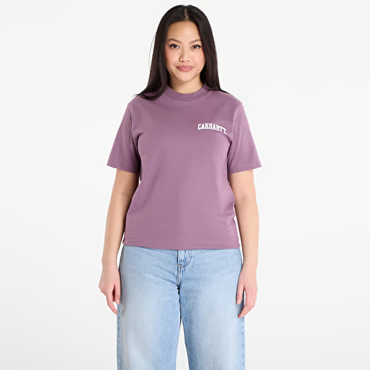 T-shirt Carhartt WIP S/S University Script T-Shirt UNISEX Phlox/ White