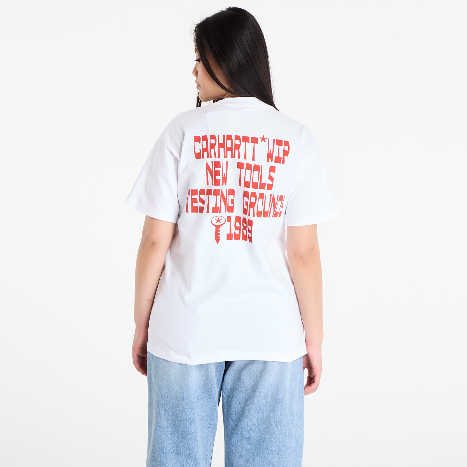 Men's T-shirts Carhartt WIP S/S Blocks T-Shirt UNISEX White