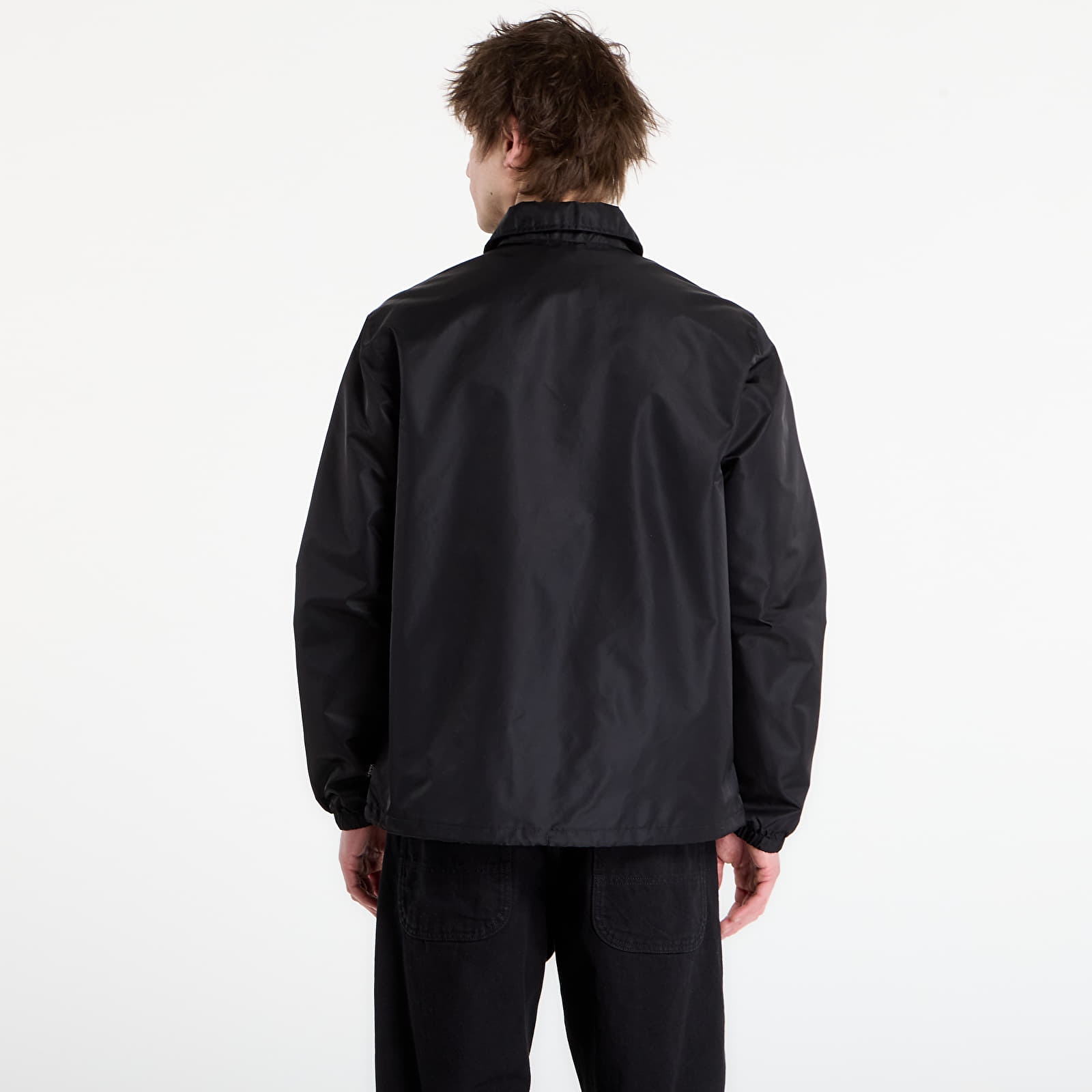 Herrenjacken Vans Torrey Nylon Coaches Jacket Black/ White