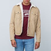 Levi's type 3 borg lined 2025 cord trucker jacket in true chino