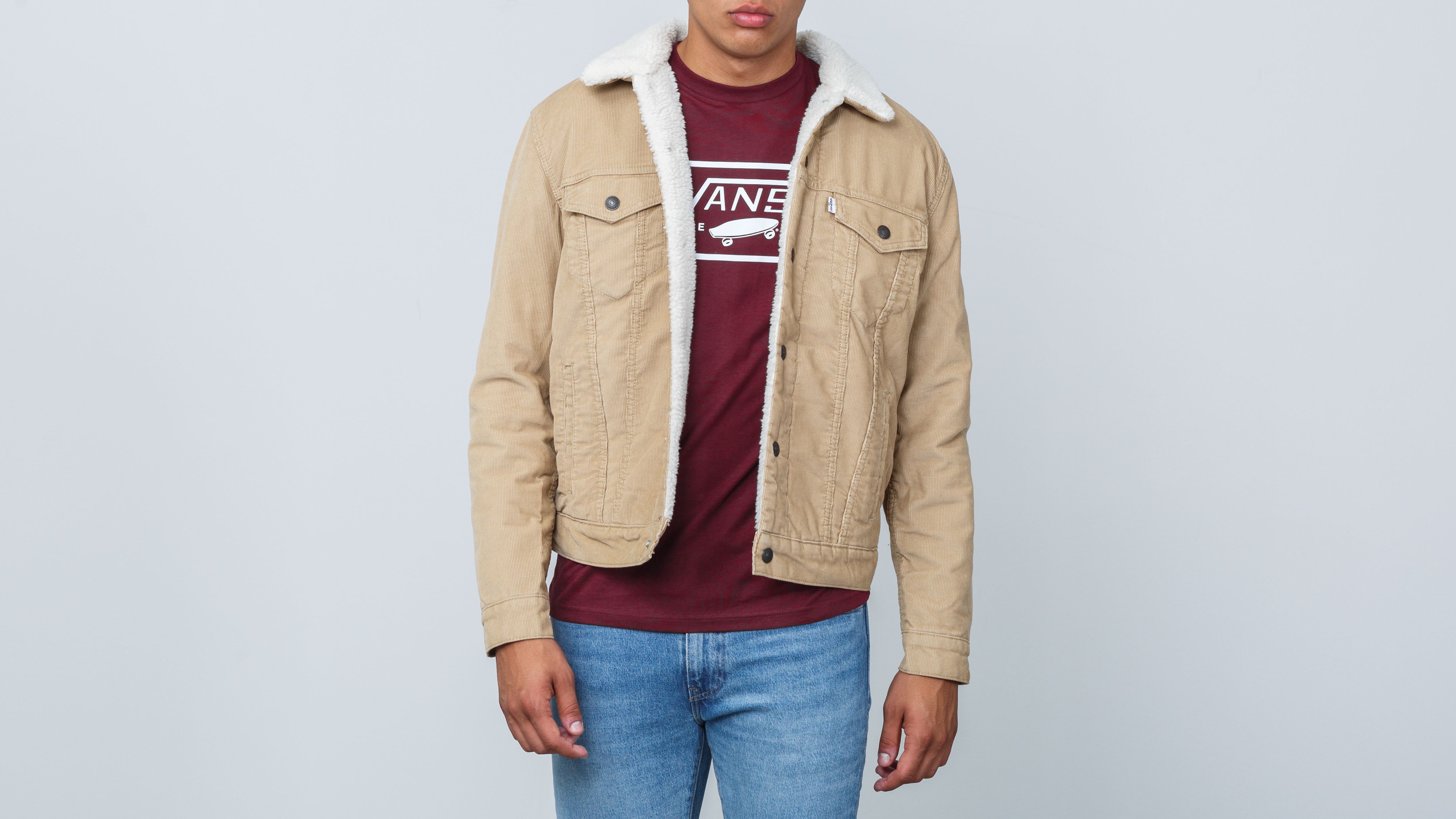 Jackets Levi s Type 3 Sherpa Trucker Jacket True Chino Footshop