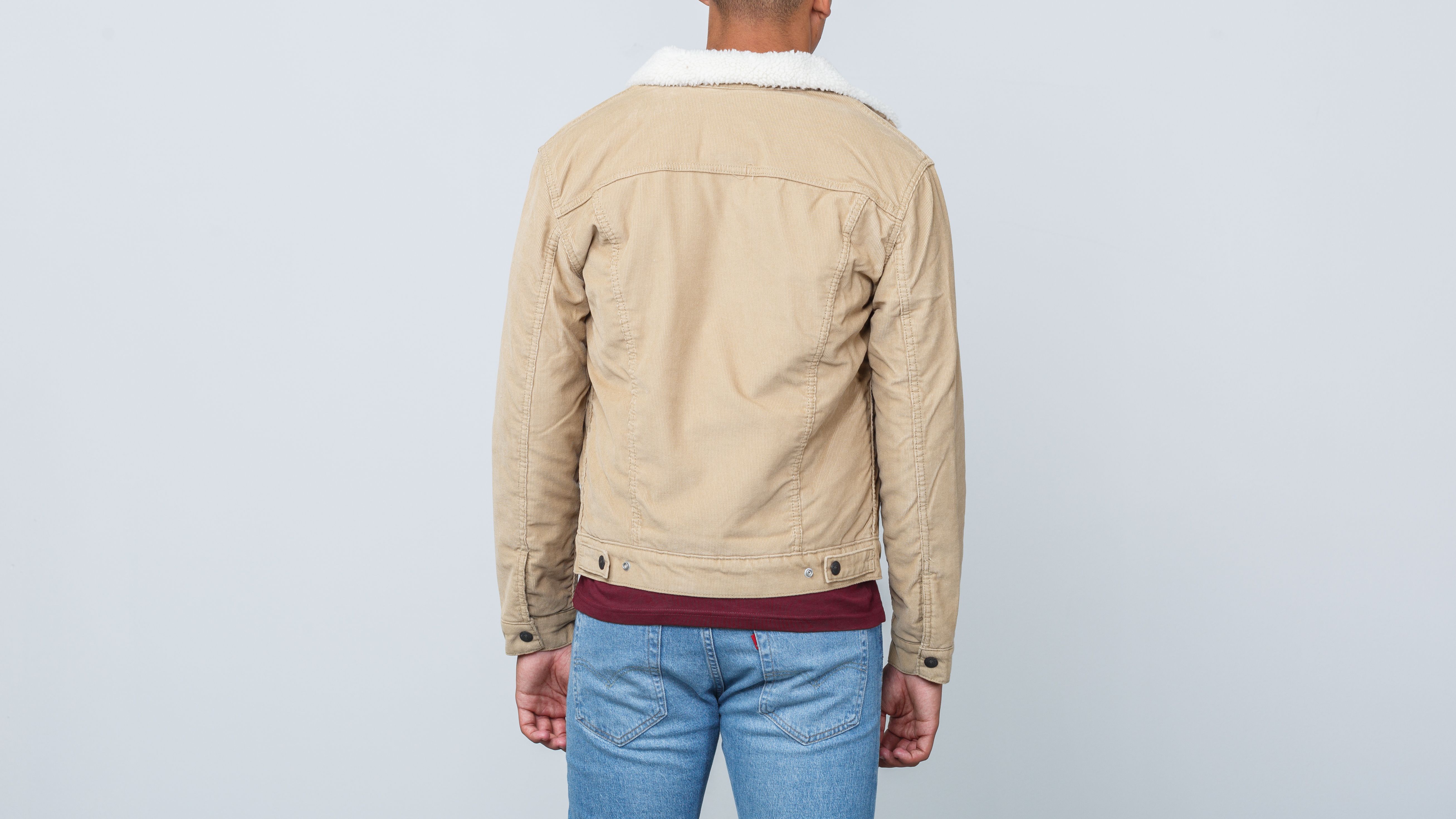 Levi's type 3 sherpa trucker jacket chino cord best sale