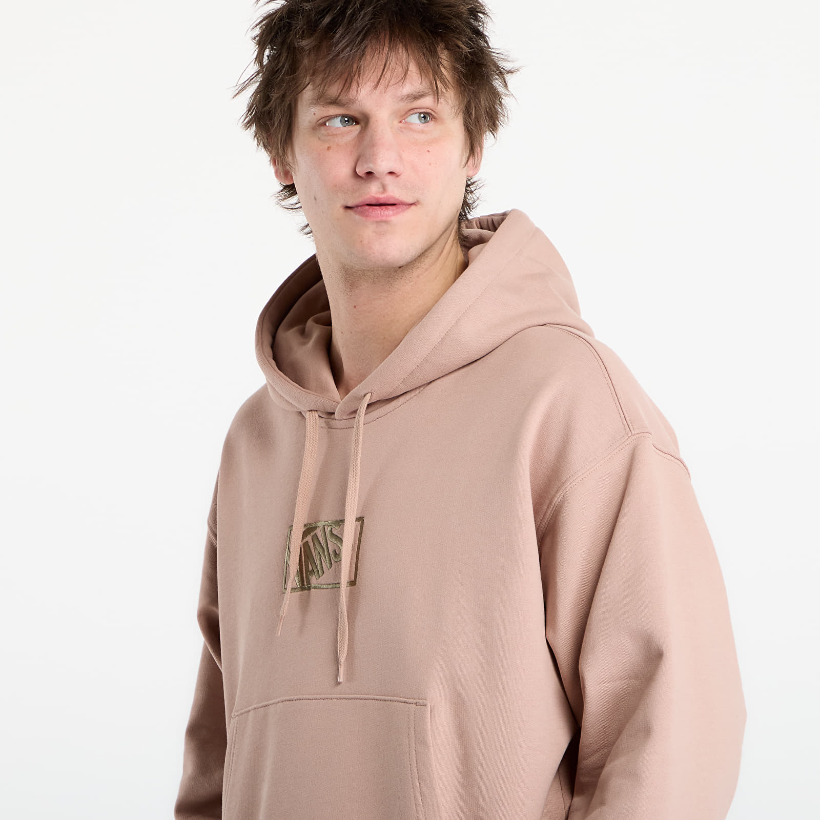 Moški hoodiji  Vans Blocked Box PO Hoodie Warm Taupe