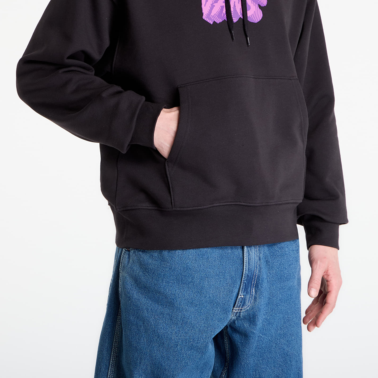 Sudaderas con capucha para hombre Vans Stone Swirl Loose PO Hoodie Black