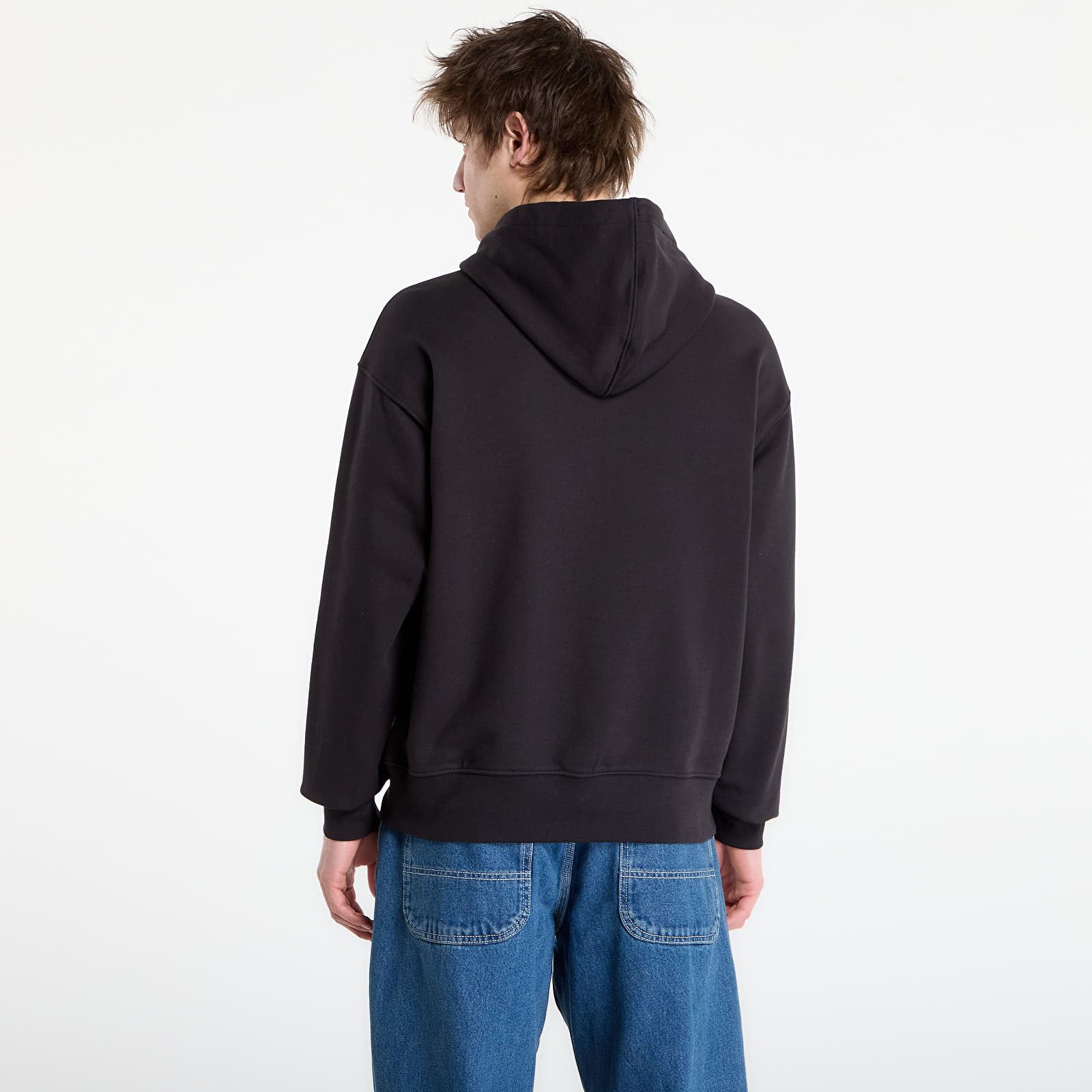 Sudaderas con capucha para hombre Vans Stone Swirl Loose PO Hoodie Black