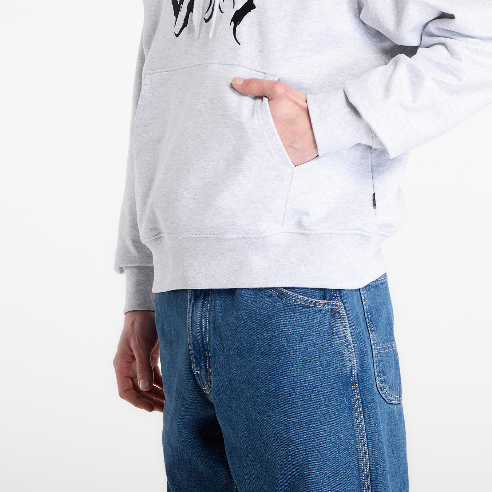 Hoodies für Männer Vans They Are Just Shoes Loose PO Hoodie Light Grey Heather