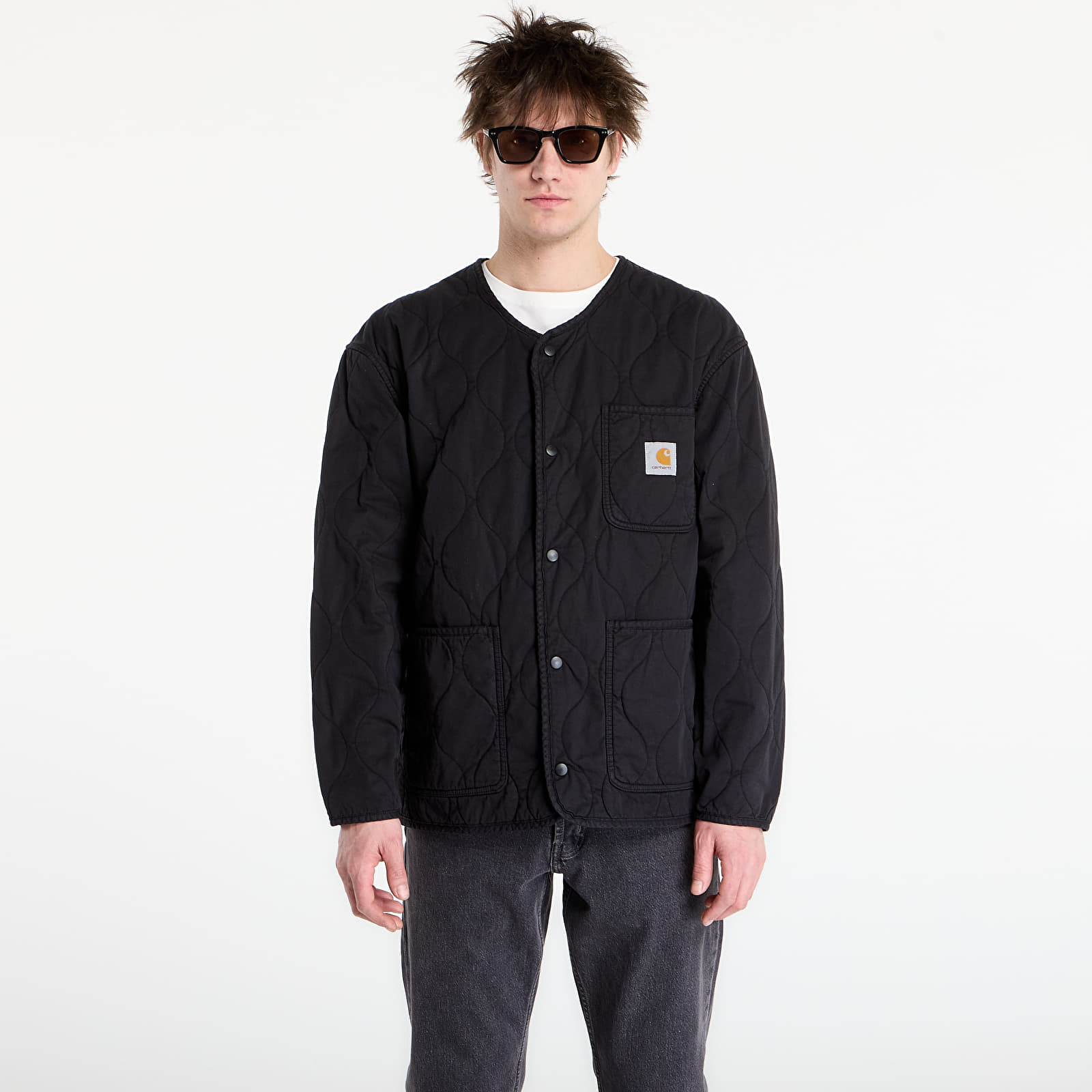 Pánské bundy Carhartt WIP Skyton Liner Black