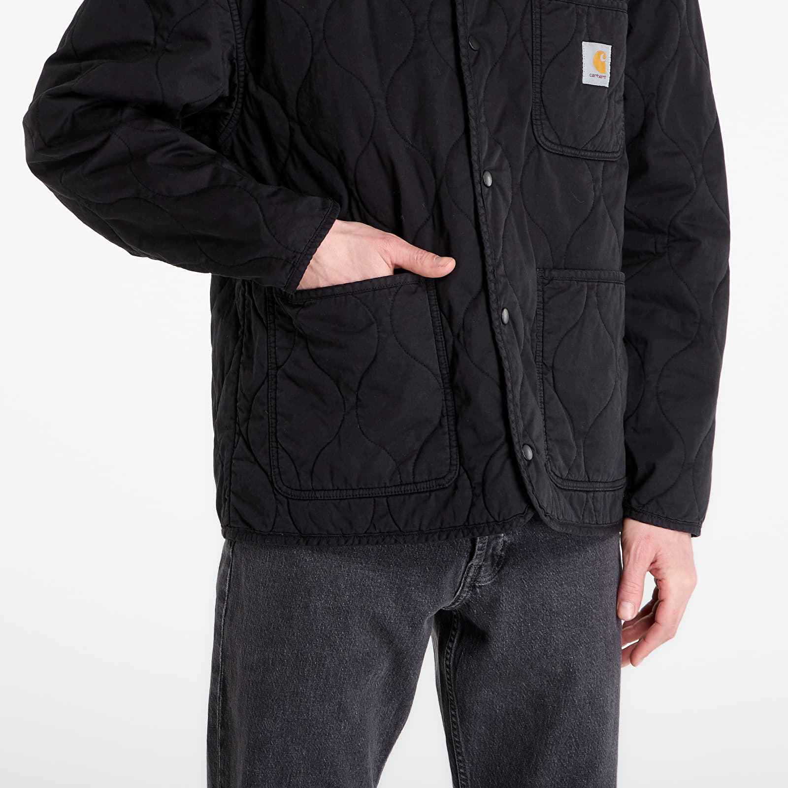 Pánské bundy Carhartt WIP Skyton Liner Black