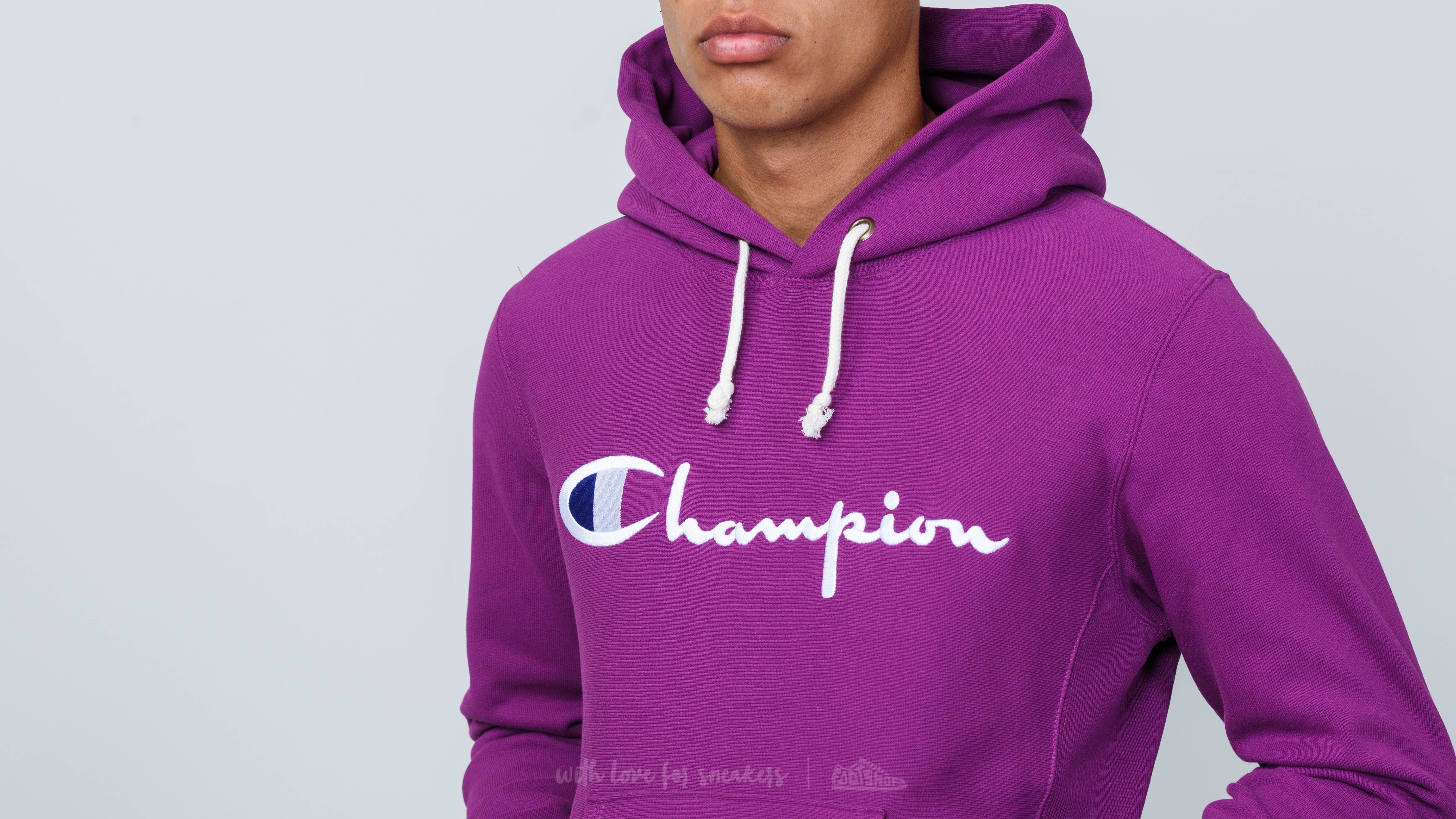 Spry berry purple champion hoodie deals