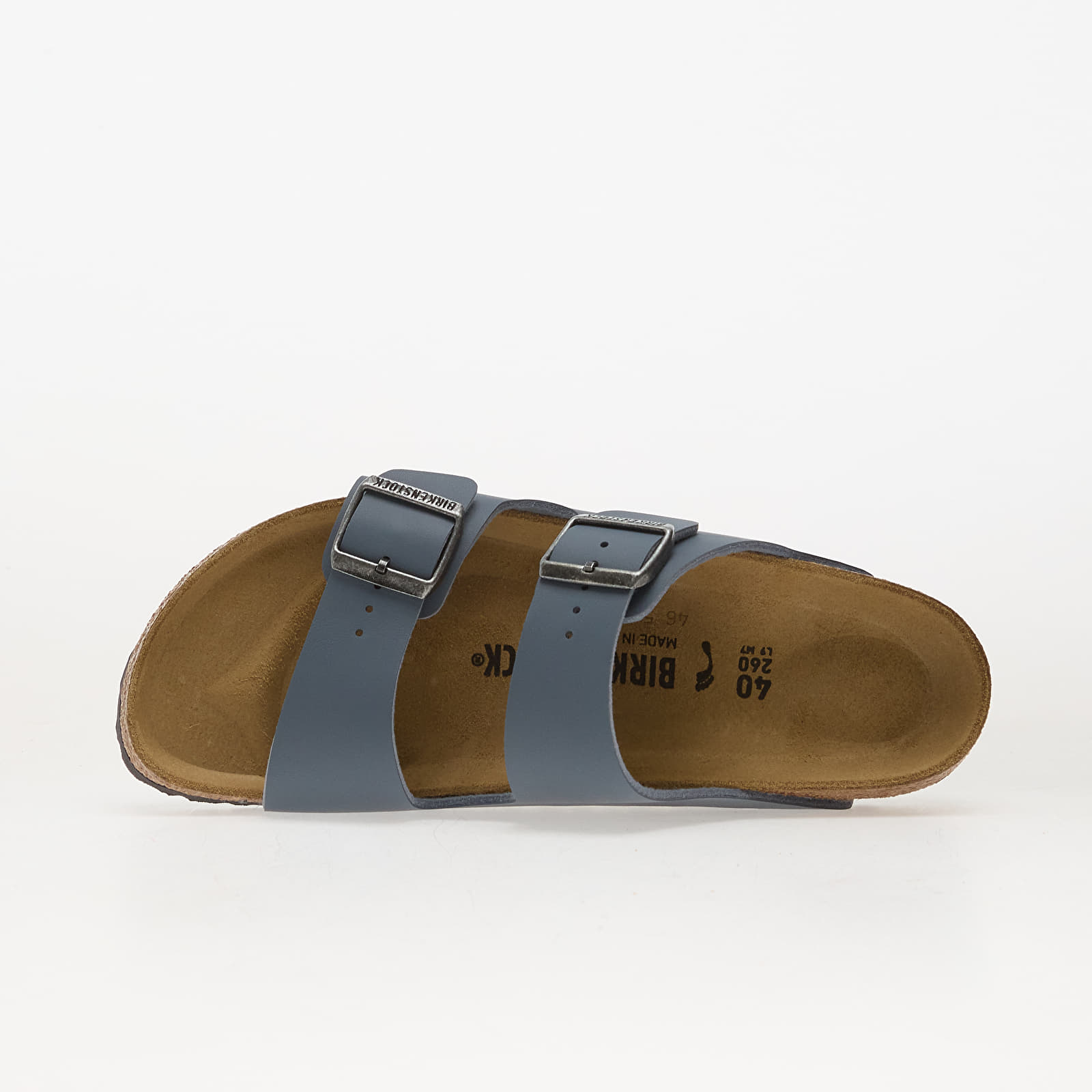 Pánske tenisky a topánky Birkenstock Arizona Birko-Flor Unisex Basalt Gray