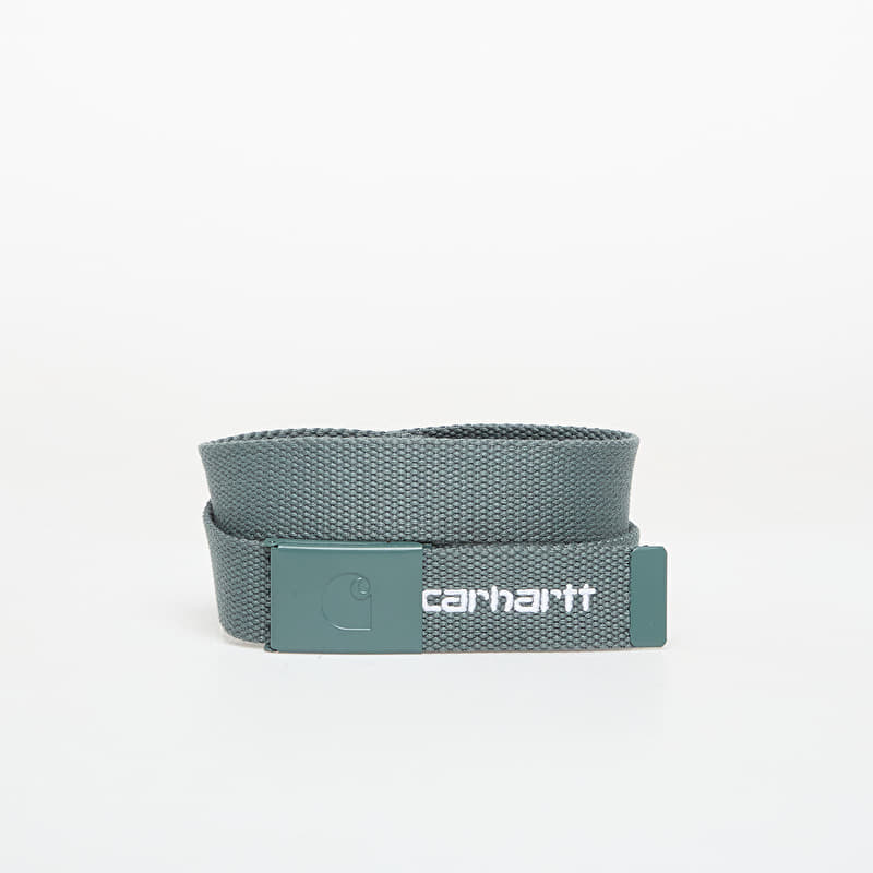 Vöö Carhartt WIP C-Logo Belt Tonal Velvet Green/ White