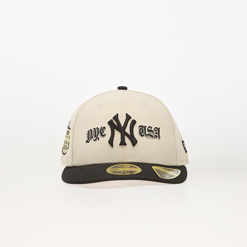 Casquette New Era 59FIFTY MLB Coops Logo 5 New York Yankees Beige