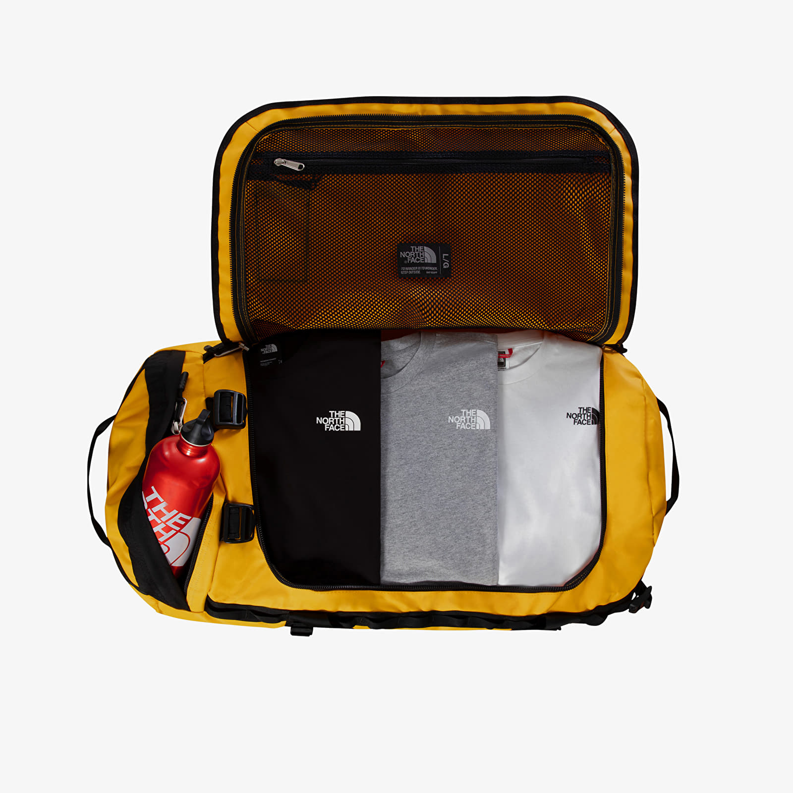 Duffle bag The North Face Base Camp Duffel - L Summit Gold/ TNF Black