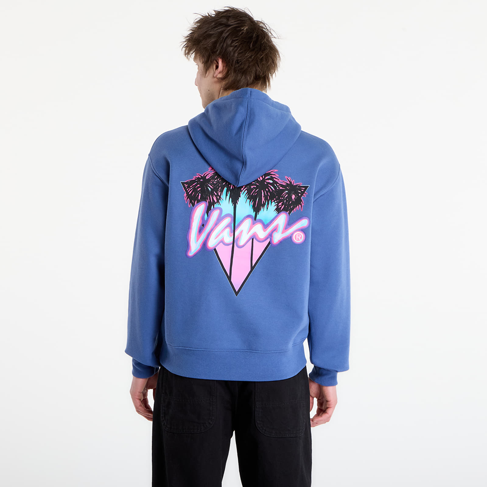 Sudaderas con capucha para hombre Vans Palm Drive Pullover True Navy