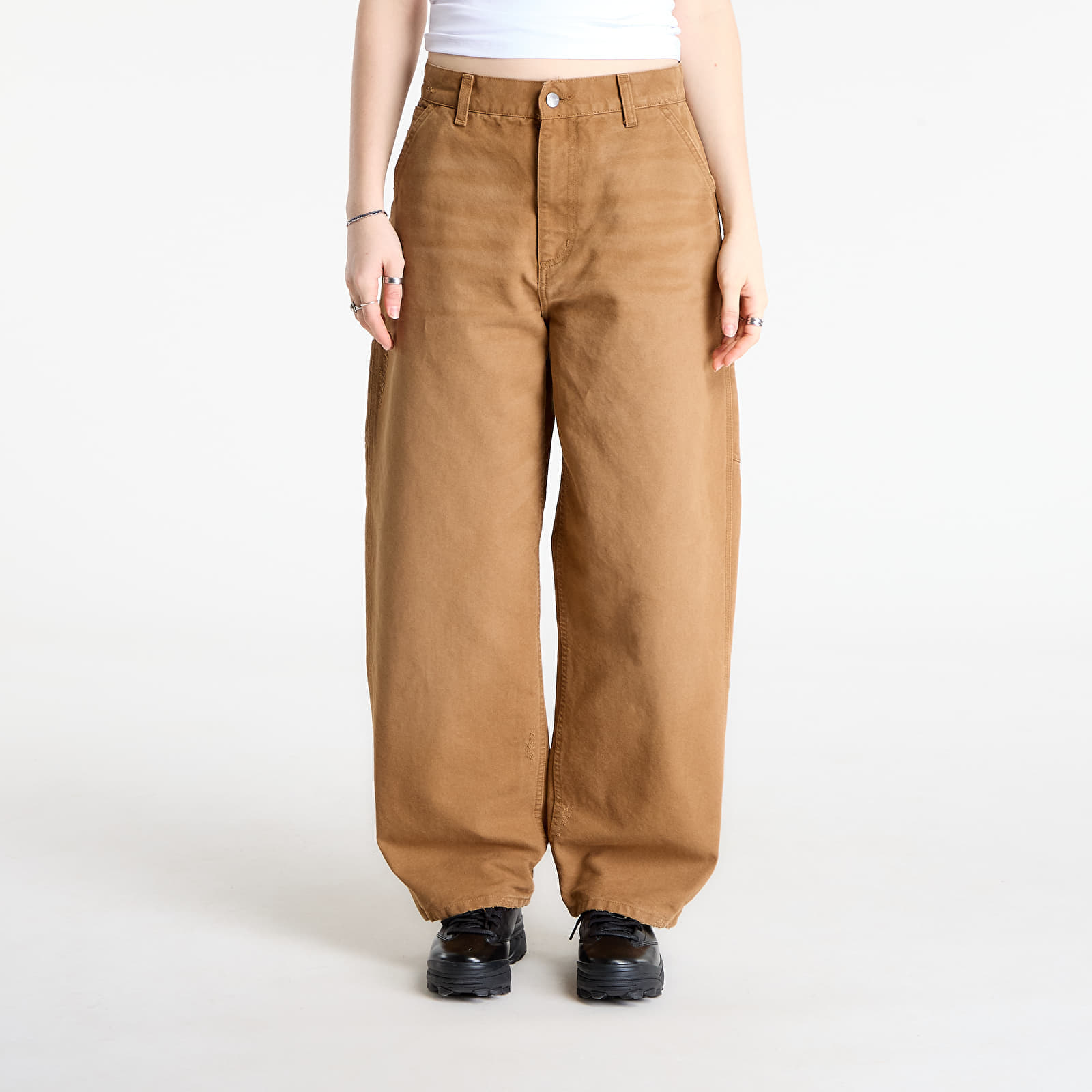 Панталони Carhartt WIP W' Brandon Single Knee Pant Hamilton Brown S